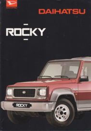Rocky 4x4 brochure, 6 pages, about 1995, A4-size, Dutch language