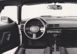 Toyota Celica GT 2000 dashboard, press photo, Belgium, 1/1986