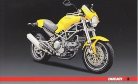 Ducati motorcycle, continental size postcard, English language
