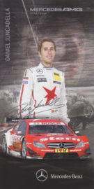 Daniel Juncadella, DTM season 2013, large card, English language, printed signature