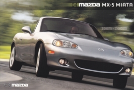 MX-5 Miata, 2004, US postcard, A5-size