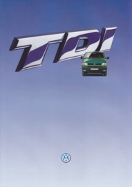 Transporter TDi 2.5 liter brochure, 6 pages,  A4-size, Dutch language, 1995