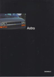 Astro Passenger Van 1995, 16 page folder, Dutch language