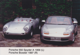 Porsche Boxster. 38 Press sheets 8/1996, comes with color photo, importer-issued,  Dutch text