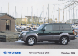 Hyundai  Terracan Van 2.9 CRDi, press photo, Dutch, 2002