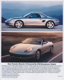 Boxster S, press photo, USA, 2000