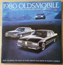 Toronado/98/Delta 88/Custom Cruiser brochure 1980, 28 large pages, 08/1979, USA