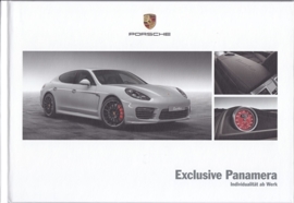 Panamera Exclusive brochure, 44 pages, 05/2013, hard covers, German