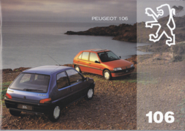 106 Hatchback brochure, 20 + 24 pages, A4-size, 1994, Dutch language (Belgium)