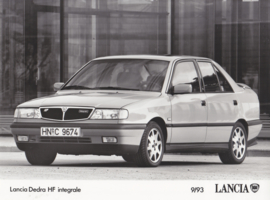 Lancia Dedra HF integrale Berlina - factory photo - 09/1993