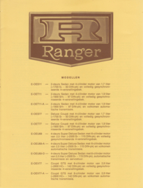 GM Ranger II Sedan & Coupe (with GTS), 24 pages, Dutch, 11/1973