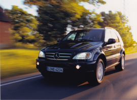 Mercedes-Benz ML 55 AMG & 270 CDI, press photo, Germany, 9/1999, IAA