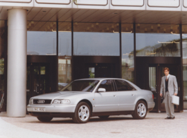 Audi A8 Sedan press kit with  photo's & sheets, Germany, 9/1994