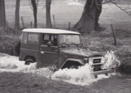 Toyota Land Cruiser FJ 40, press photo, Belgium, 1984