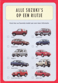 Program all models, DIN A6-size postcard, Dutch language, 1999