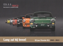 911 history 1963-2013, A5-size postcard, 2013, Dutch