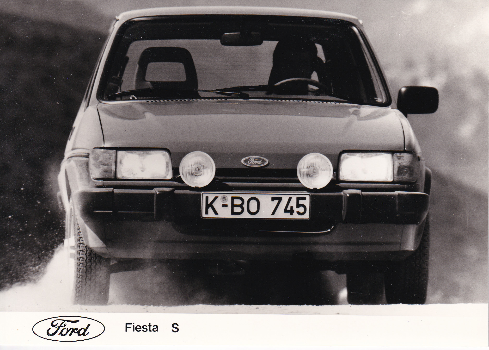 Ford  Fiesta S, press photo, Germany, 1984