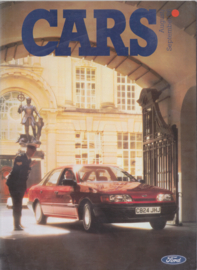 Cars UK all model brochure # 117, 132 pages, 8/1986, English language