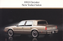 New Yorker Salon, US postcard, continental size, 1992