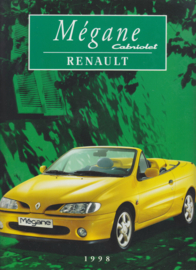 Mégane Cabriolet brochure, 16 pages, 1998, Swedish language