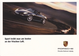 Boxster, A6 size postcard, Citycards, PC Leipzig, about 2007