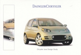 Chrysler Java Design Study, A6-size postcard, IAA 1999, German