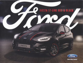 Fiesta ST-Line Red & Black brochure, 6 pages, 09/2018, German language