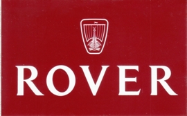 Rover, sticker, 11 x 7 cm
