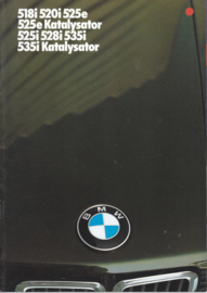 5-Series models brochure, 34 pages, 2/1985, German language