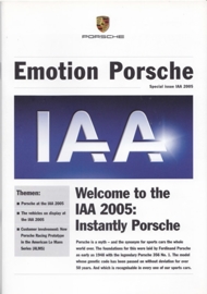 Emotion Porsche special IAA 2005, 16 pages, 09/2005, English language