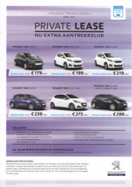 Private Lease leaflet, 2 pages, Dutch language, 2017