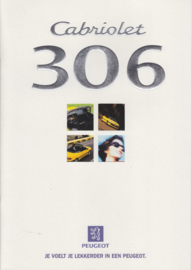 306 Cabriolet brochure, 16 pages, A4-size, 07/1997, Dutch language