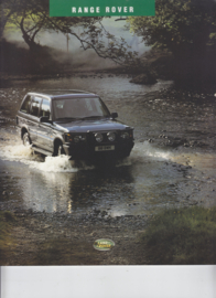 Range Rover accessories brochure, 16 square pages, 1994, German language