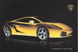 Gallardo 2003, 16,5 x 11 cm postcard, factory-issued, # 991000869, Italian/English language