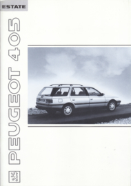 405 Estate brochure, 28 pages, A4-size, 1991, English language