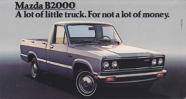 Pick-ups B2000, 1979, US postcard, oblong card