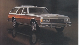 Caprice Station Wagon,  US postcard, standard size, 1977