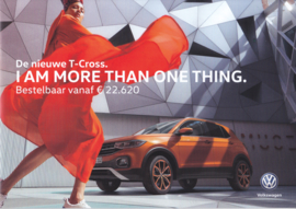 T-Cross brochure, A4-size, 12 pages, 03/2019, Dutch language
