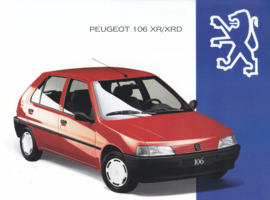 106 Hatchback brochure, 20 + 24 pages, A4-size, 1994, Dutch language (Belgium)