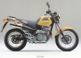 Honda SLR 650 postcard, 18 x 13 cm, no text on reverse, about 1994