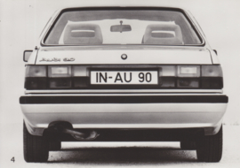 Audi 90 4-Door Sedan, press photo, Germany, 1985, # 4