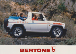Bertone Freeclimber 4x4, press photo, Italy, 1990