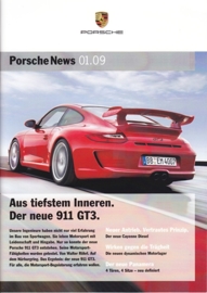 News 01/2009 with 911 GT3, 28 pages, 02/09, German language