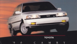 Camry Sedan, US postcard, 1990