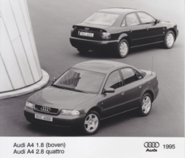 Audi A4 Sedan press kit with  photo's & sheets, Amsterdam, 1/1995