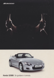 S2000 Convertible, free card, DIN A6, Citrus Promotion Italy, # 0903