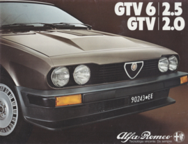 GTV 2.0 & 6/2.5 brochure, 8 pages, 01/1981, # 1119, Italian language