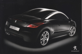 RCZ Coupe, A6-postcard, Belgium, about 2010