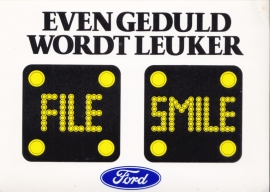 Ford File Smile, sticker, 11 x 8 cm