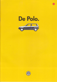 Polo 3-door brochure, A4-size, 20 pages., 8/1985, Dutch language